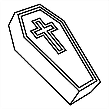 Coffin Clipart Sketch