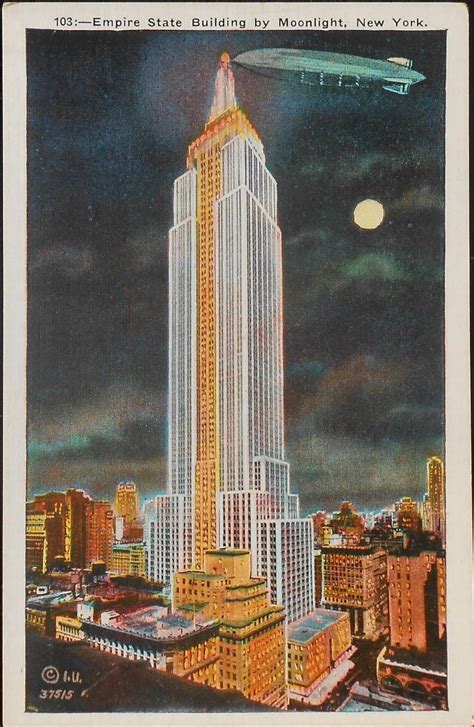 The Empire State Building by Moonlight by Yesterdays-Paper on DeviantArt