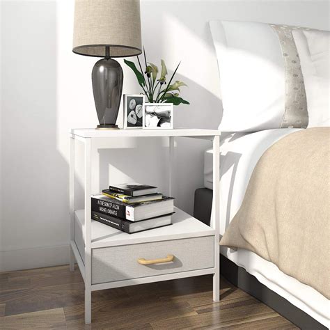 Lifewit Small Nightstand Bedside Table End Table with Fabric Drawer for ...