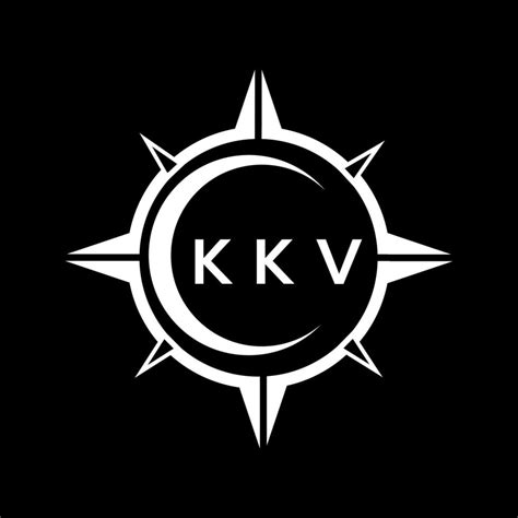 KKV creative initials letter logo.KKV abstract technology circle ...