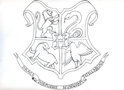 Ravenclaw Coloring Pages - Harry Potter Ravenclaw Crest Coloring Page ...