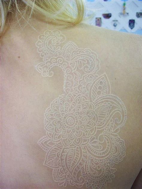 white ink tattoo | Lace tattoo, Tattoos, Lace tattoo design