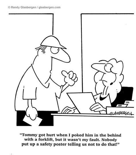 Cartoons About Workplace Safety and Injury Prevention | Randy ...