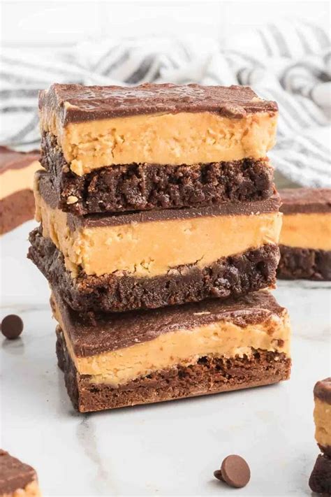 Buckeye Brownies Recipe - Luscious Layers