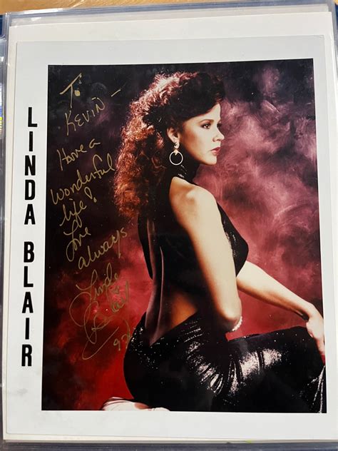 LINDA BLAIR, actress from The Exorcist, autograph – Williamsburg ...