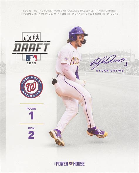 LSU Baseball on Twitter: "With the second pick in the 2023 MLB Draft ...