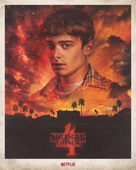 Stranger Things 4 Key Art Posters Spotlight Mike's California Crew