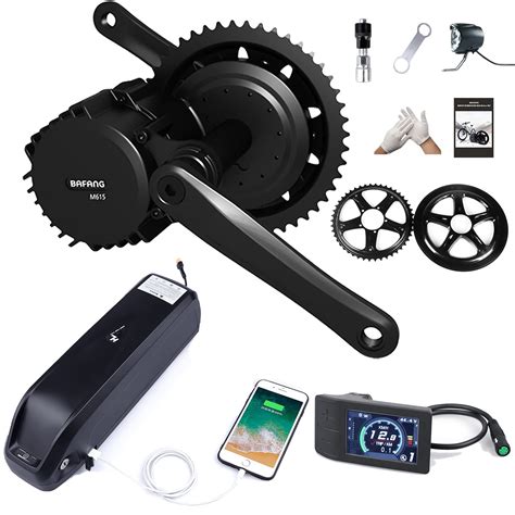 Buy BAFANG 48V 750W Mid Drive Kit with Battery, 8Fun BBS02 Electric ...