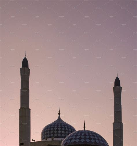 Silhouette Mosque | Wallpaper Stock Photos ~ Creative Market