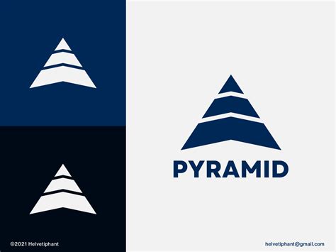 Pyramid - logo concept by Helvetiphant™ on Dribbble