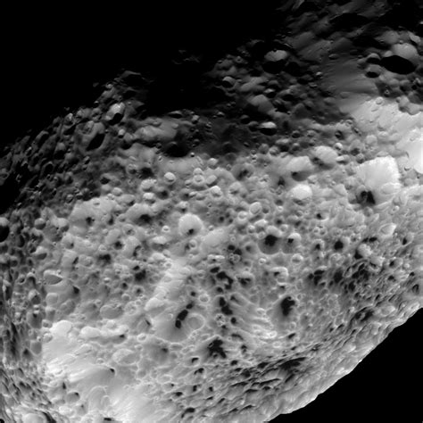 Cassini Sends Final Close Views of Saturn's Moon Hyperion