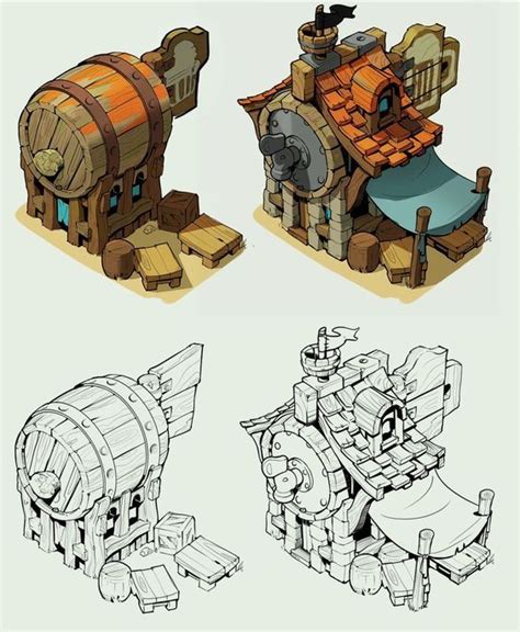 Pin by Justin Markert on Design | Game concept art, Isometric art ...