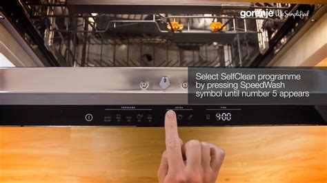 Gorenje SmartFlex Tips&Tricks: How to clean dishwasher - YouTube