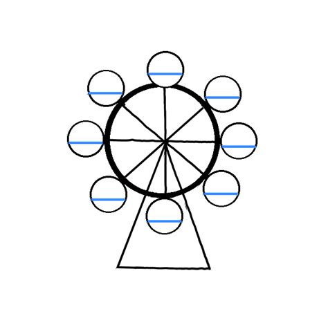 How to Draw a Ferris Wheel - Step by Step Easy Drawing Guides - Drawing ...