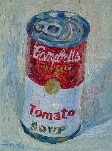 Campbell's Soup Painting by Vitali Komarov