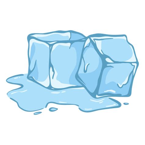 Two melting ice cubes flat | Ice cube drawing, Ice drawing, Ice images