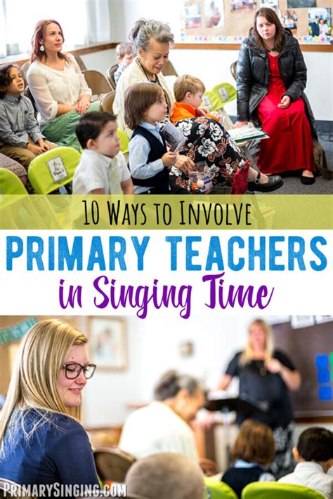 10 Ways to Involve Primary Teachers in Singing Time! - Primary Singing