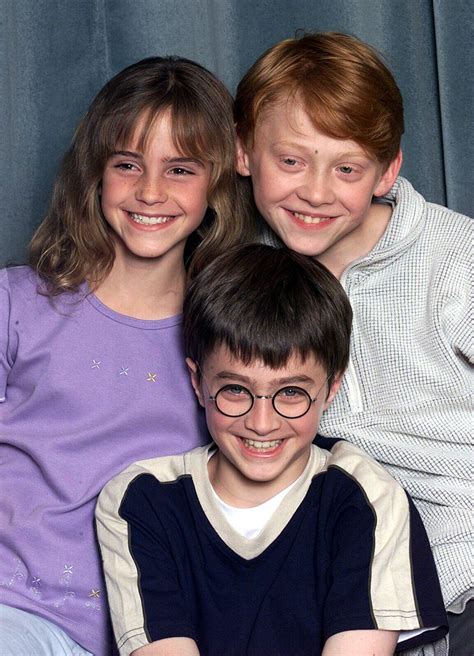 Daniel Radcliffe And Emma Watson And Rupert Grint Young