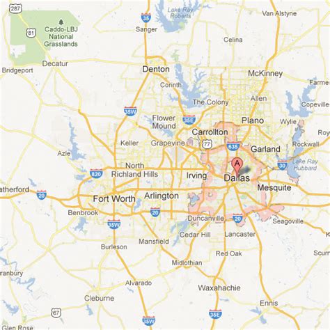 City Map Of Dallas - Issie Leticia