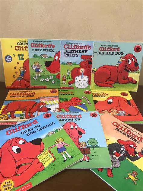 Clifford the Big Red Dog Books Assorted 80s Childhood Clifford OMG I ...