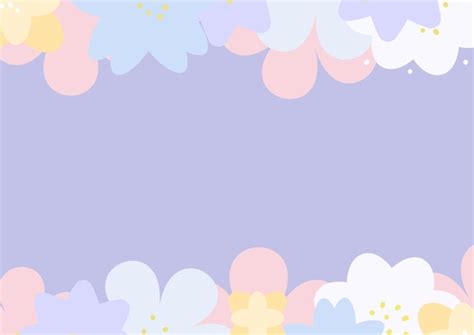 Premium Vector | Cute frame with pastel colors and abstract shapes