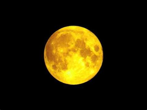 -the moon was yellow- - YouTube