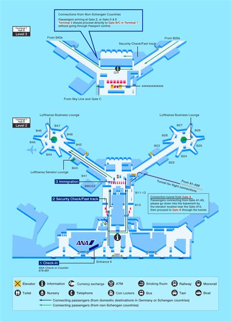 Guide for facilities in Frankfurt Airport | Airport Guide ...