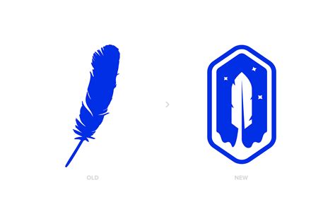 Blue Origin Feather Logo Mark Redesign⁠ on Behance