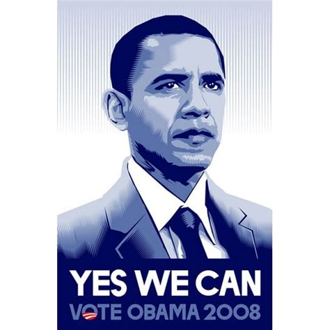 Barack Obama - (Yes We Can) Campaign Poster Movie Poster (11 x 17 ...