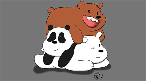 Gambar Kartun We Bare Bears Gambar Kartun Lucu Muslimah - IMAGESEE