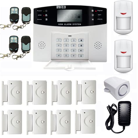 GSM 108 Zones Wireless & Wired Voice Home Alarm Security System LCD ...