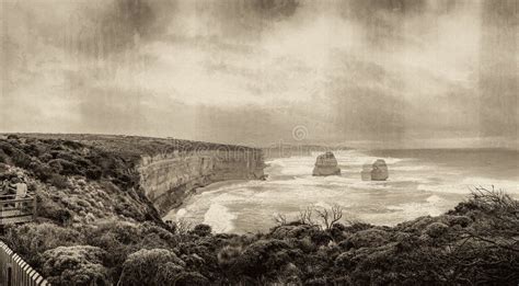 The Twelve Apostles Rock Formations Along the Great Ocean Road ...