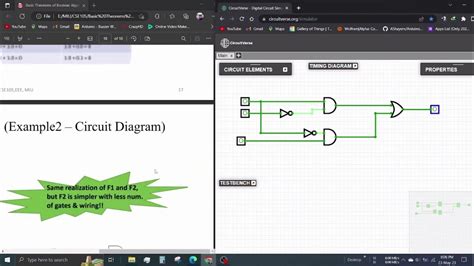 Logic Gate Online Simulation Using "Circuitverse" Online Platform - YouTube