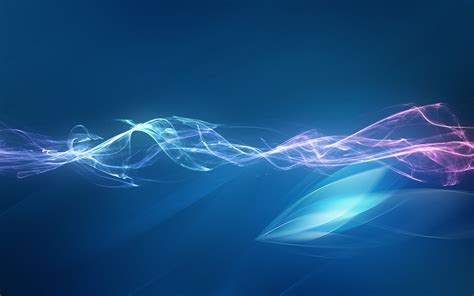 Blue Smoke Abstract HD Wallpaper