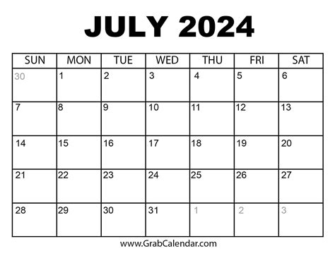 2024 Calendar July And Aug - Cammi Corinna