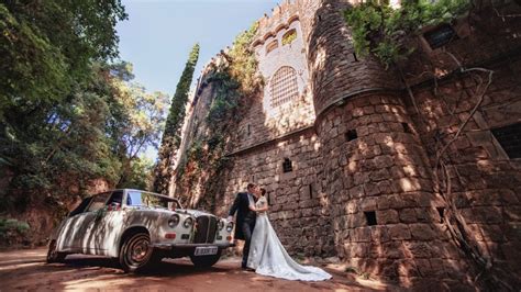 Romantic wedding in Barcelona. Castle Wedding in Catalonia