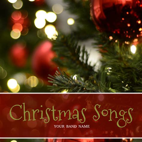 Christmas Songs Album Cover Template | PosterMyWall