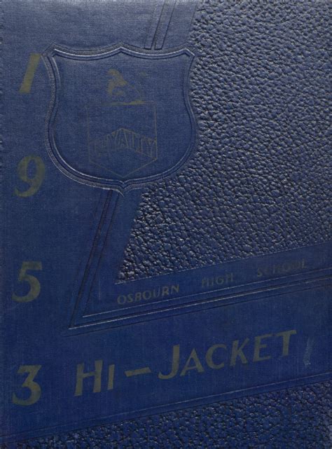 1953 yearbook from Osbourn High School from Manassas, Virginia for sale