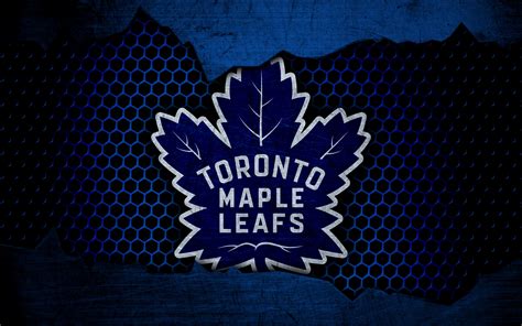 4K, Toronto Maple Leafs, Emblem, NHL, Hockey, Logo HD Wallpaper