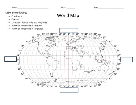 World Map with Latitude Longitude | Latitude and longitude map, Map ...