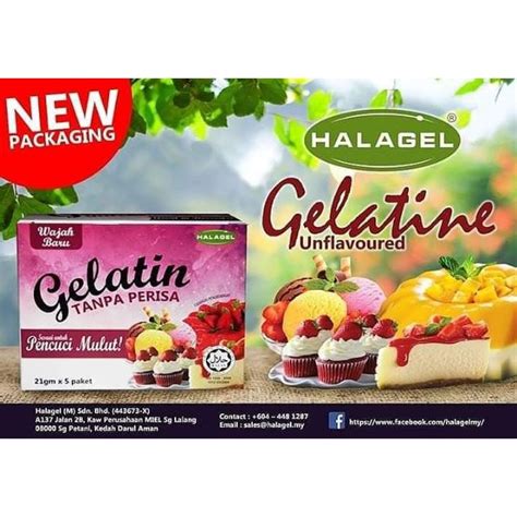 HALAL Gelatin Halagel | Shopee Malaysia