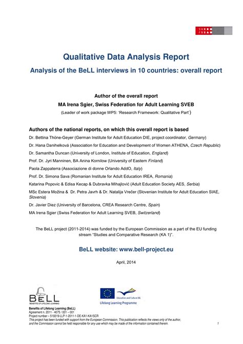 Data Analysis Report - 12+ Examples, Format, How to Ensure, Pdf