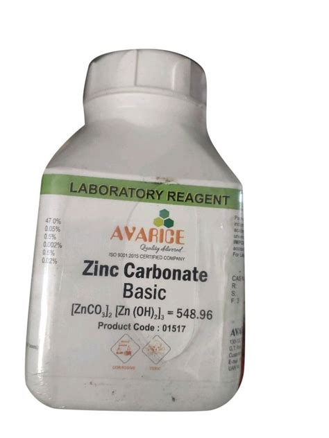 CO3Zn Zinc Carbonate at Rs 650/bottle in Varanasi | ID: 23183488312