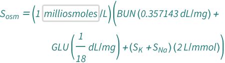 Serum osmolarity - billamanage