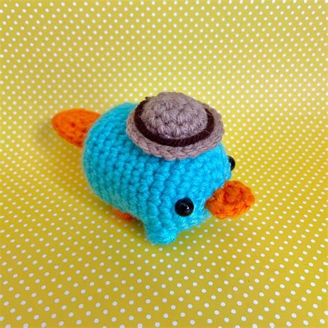 Crochet Perry the Platypus Amigurumi - Etsy | Crochet projects, Fun ...