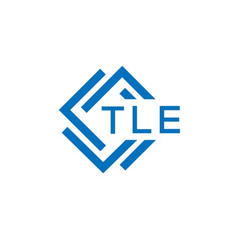 tle tecnología letra logo diseño en blanco antecedentes. tle creativo ...