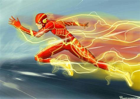 Running flash | Flash comics, Running art, Flash characters