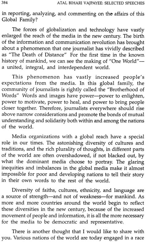 Prime Minister Atal Bihari Vajpayee- Selected Speeches (Volume - III ...