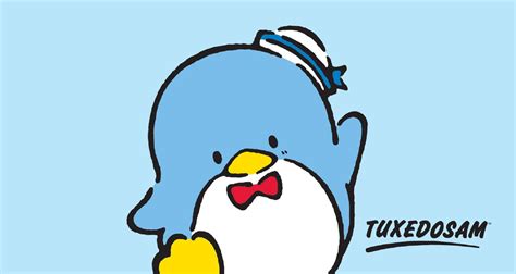 Download Tuxedo Sam Blue Penguin Sanrio Wallpaper | Wallpapers.com