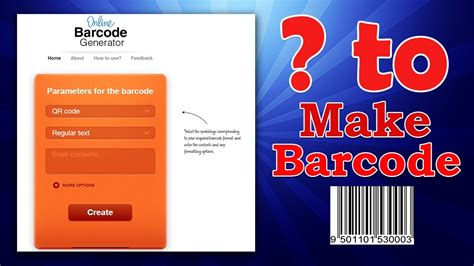 Free barcode generator - aeromaq